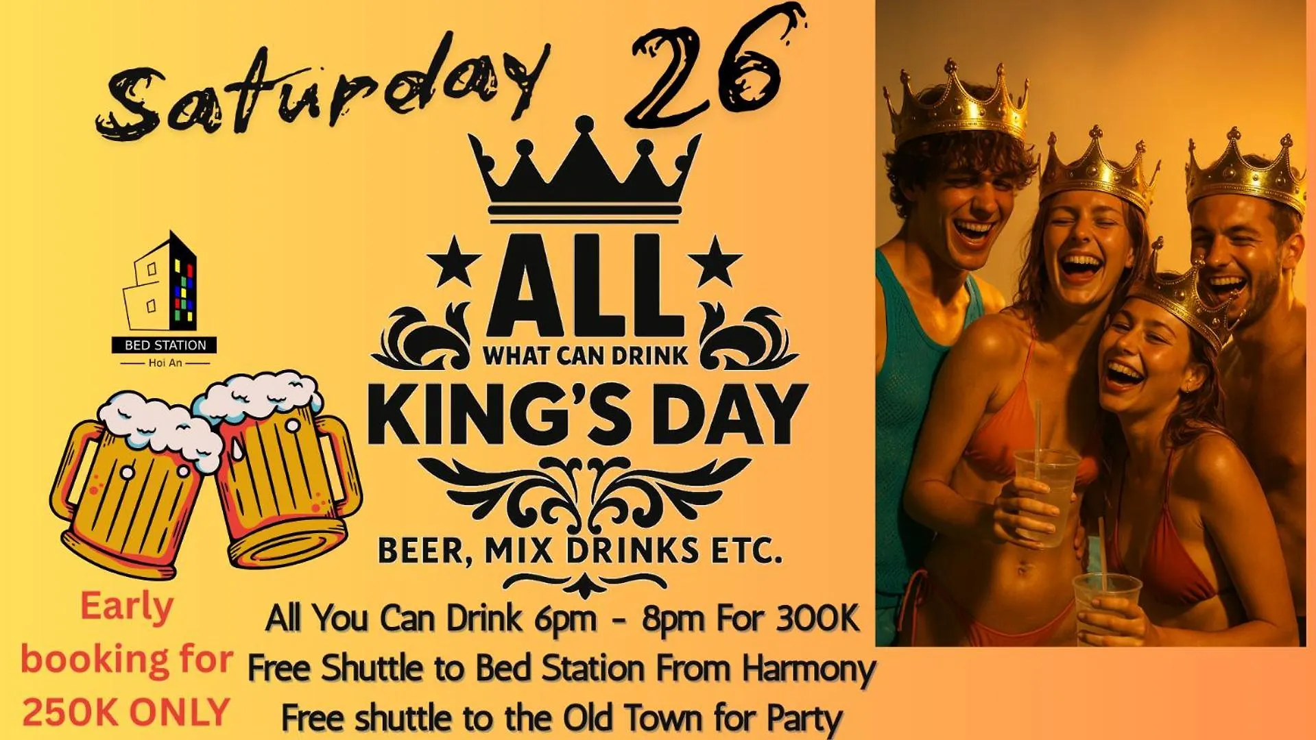 הוי אן Harmony Old Town Hostel And Pool Bar וייטנאם